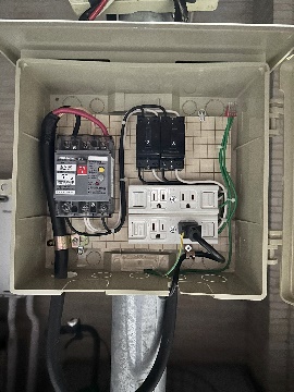 仮設電源工事